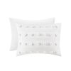 Full/Queen 3-Piece Ivory Pompom Microfiber Comforter Set