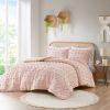 King / Cal King 3-Piece Pink Pompom Microfiber Comforter Set