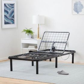 Twin XL Remote Remote Controlled Steel Adjustable Bed